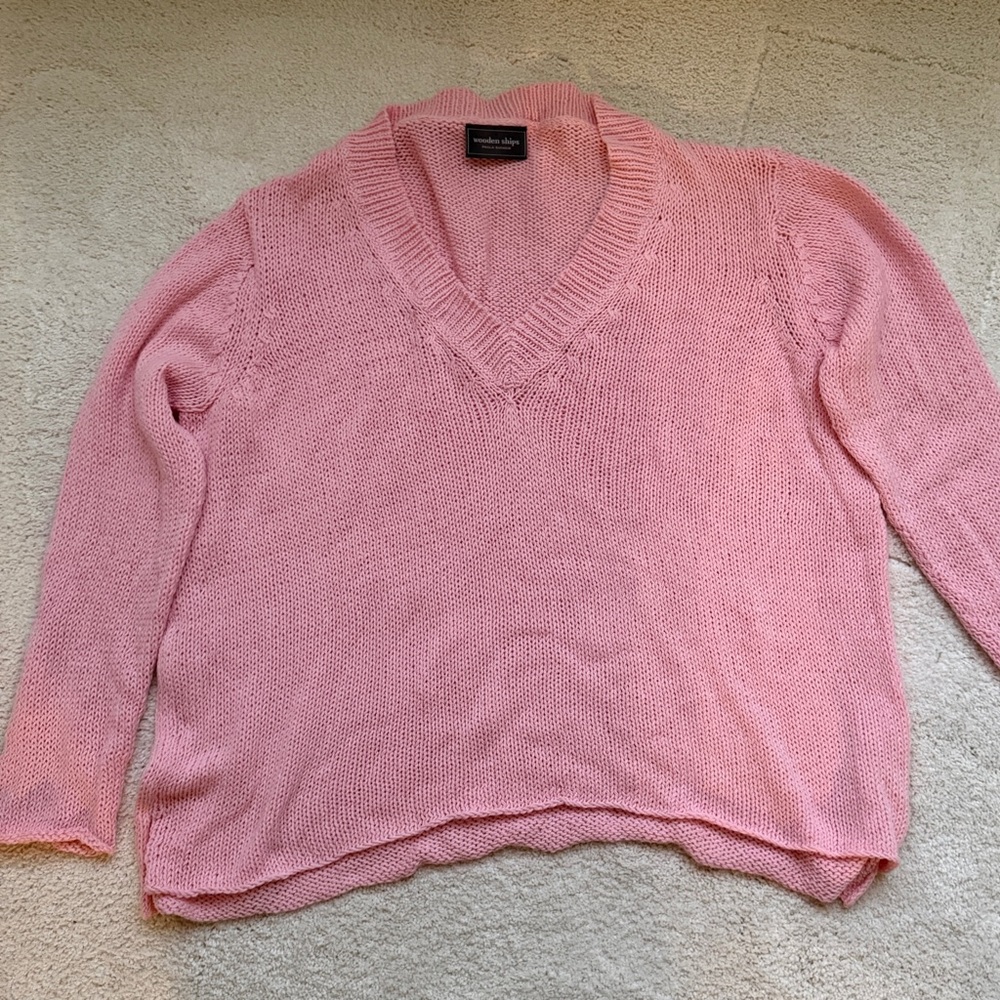 Wooden Ships V-Neck Sweater